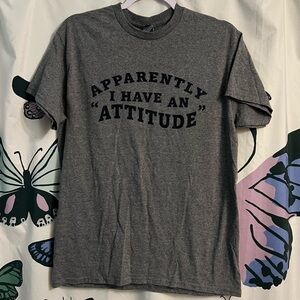 Funny attitude tee